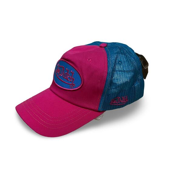 Von Dutch Pink Blue Classic Hat Y2K main image 4